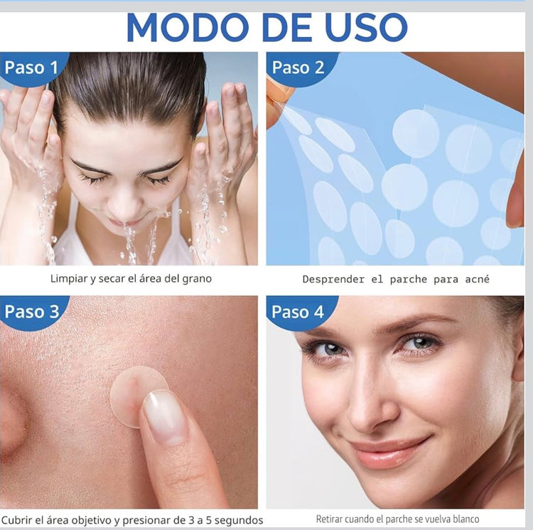 Daolyo parches anti acné 300 unidades