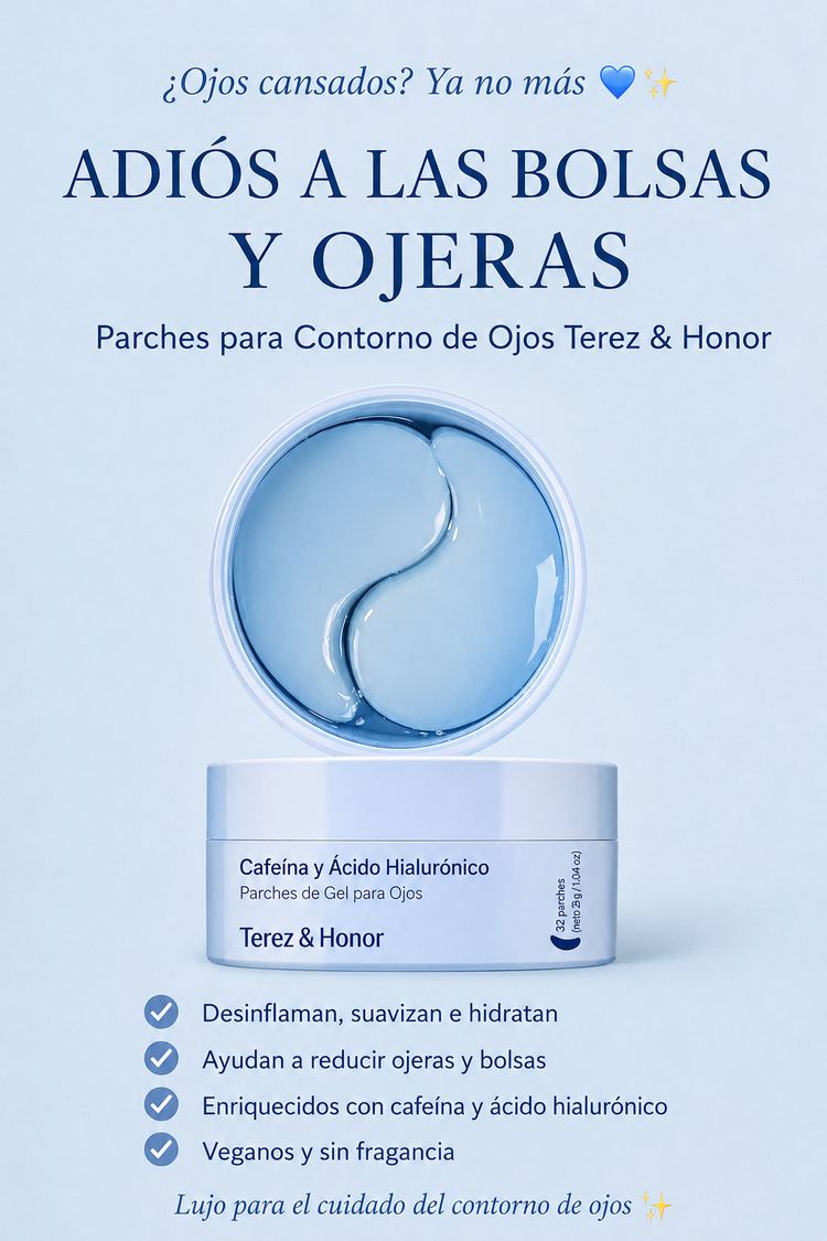 Terez & Honor parches de cafeína para ojos